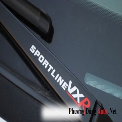 Tem Sportline VXR cho tay gạt kính ô tô | Siêu độc
